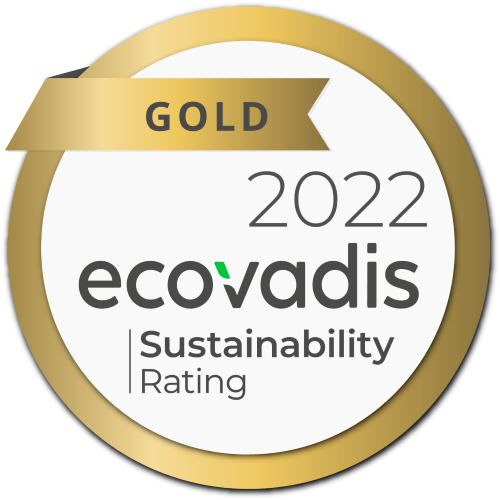 Gold Sustainability Rating 2022 – Ecovadis