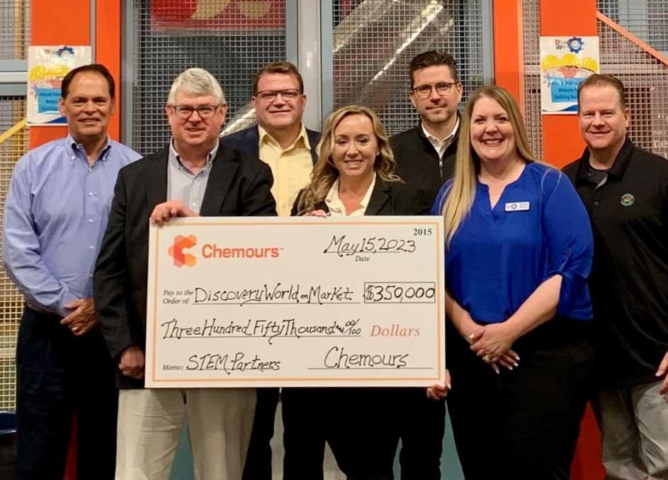 Chemours Discovery World on Market check for $350,000
