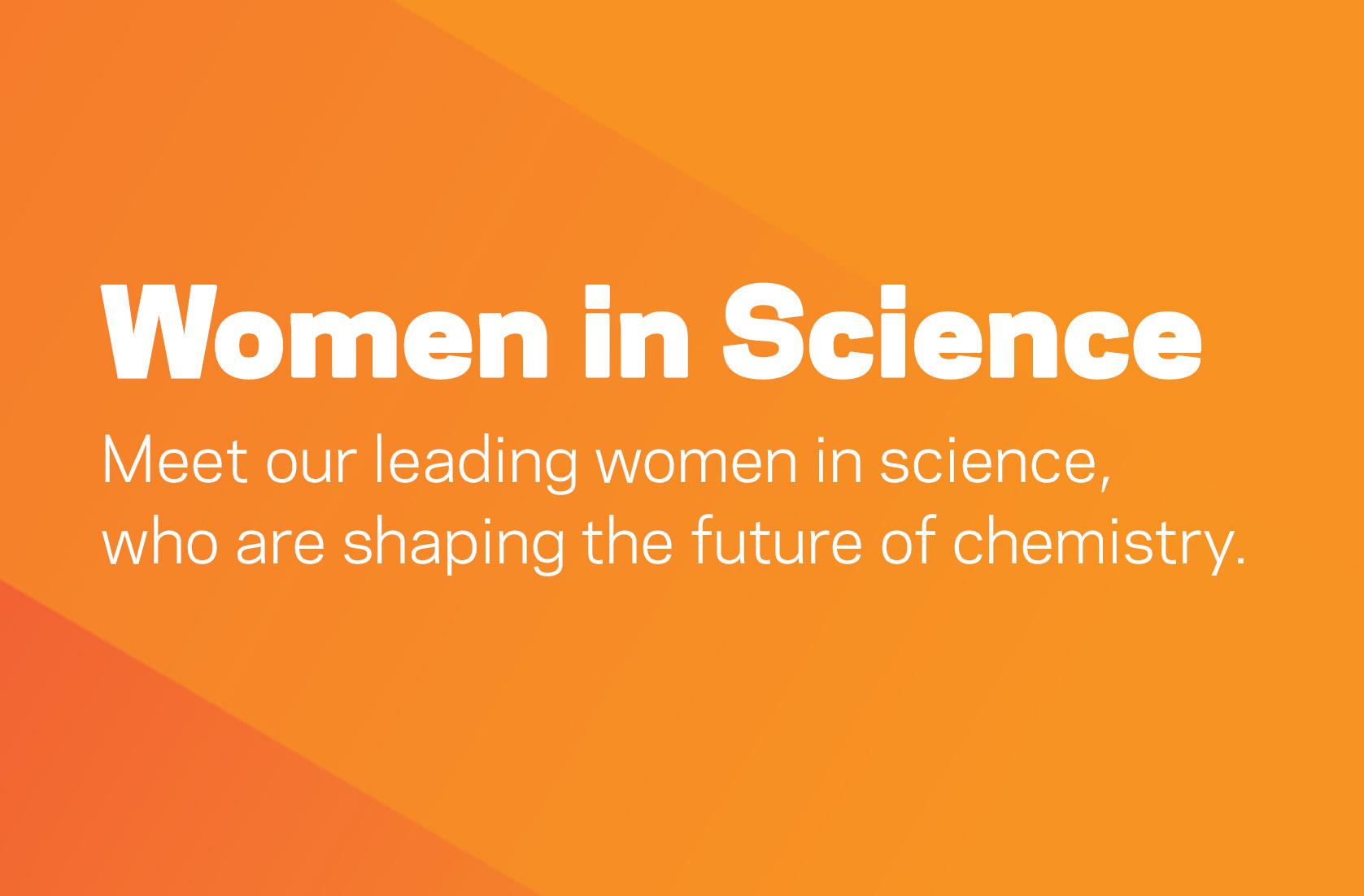 Women in Science banner