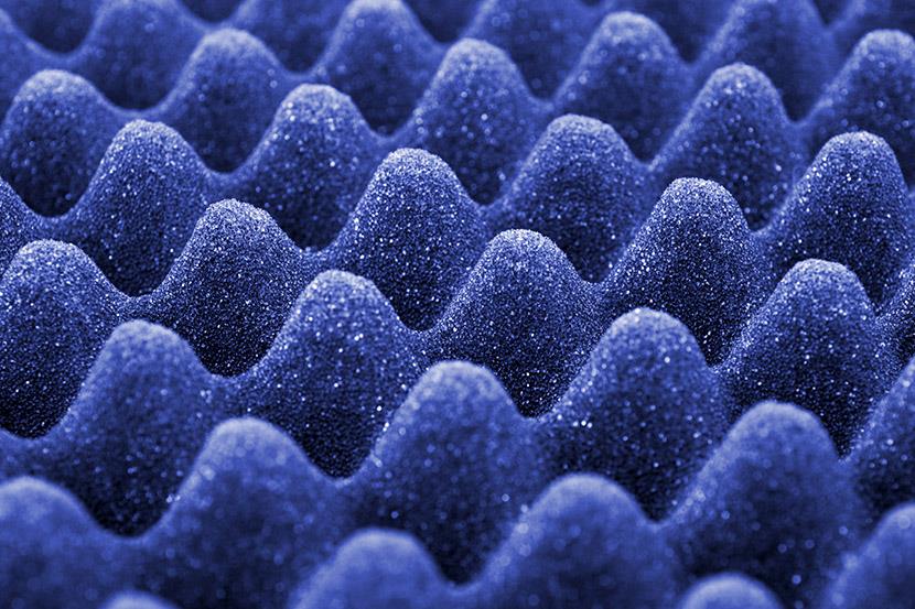 blue acoustic foam